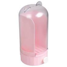 Conteneur durable de tampons de coton en matériaux ABS avec-Rose
