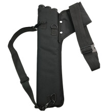 Archery Hip Quiver 3Tube Arrows Holder Back Quiver for Compound and Recurve Bow Practice Black