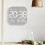 Réveil numérique à luminosité réglable avec-Coque blanche 5515 5
