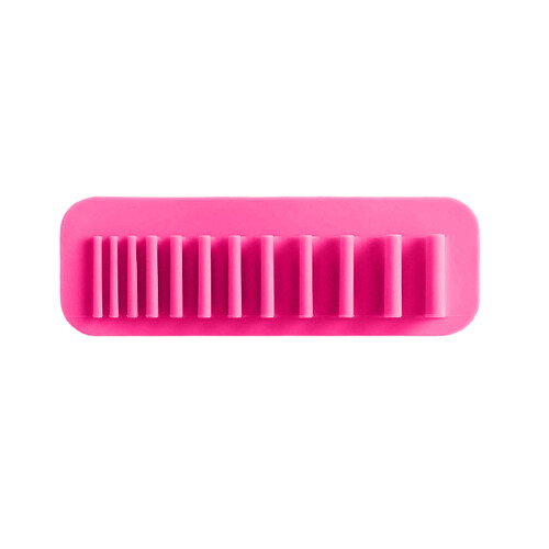 Silicone Cosmetic Brush Storage Rack Drying Rack-rose red