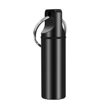 Sleutelhanger Pillencontainer Anti-stof Reizen voor Pil-Zwart