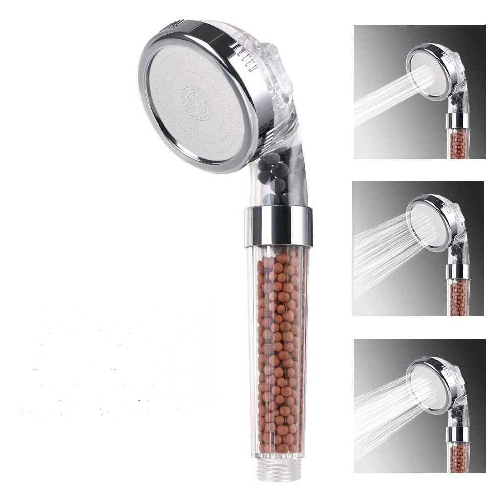 Shower Head Set, Filter Filtration Enhances Skin & Hair Health, Featuring Transparent Design & Removable High Density Filter 9061222085252