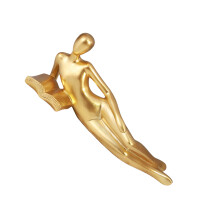 Kleine gouden decoratie Leuk- Liggend op de zijkant