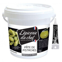Pasta de pistache 1 kg + Caneta de glacê preto