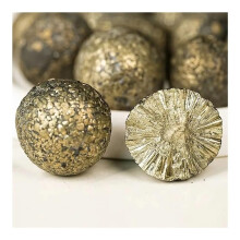 Pyrites Raw Stone Pyrite Round Ball, 23 cm, 100 g, Brassy Gold Color, Natural Pyrite Ball Stone
