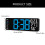 Multifunctionele LED-wandklok met groot display Moderne-Blauw 4