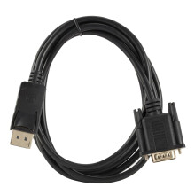 1.8M Displayport To Vga Cable Gold Plated Connector For Monitors And Projectors Extended Desktop