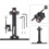 Metal Aiming Sight Set For Competitive Archery, Black Finish, Sleek Practical Design, Archery Target Sight 5