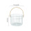 Rustic Wire Egg Basket Vegetable Fruit Serving Basket-Green S 3