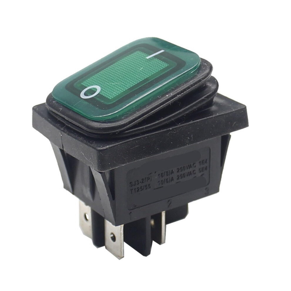Rocker Switch 30X22mm, 12V Led, 250Vac 16A, Dpst 4Pin 9339159518748