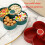 Double-Layer Rotating Fruit Bowl Wedding Snack-Serving Tray-B 7