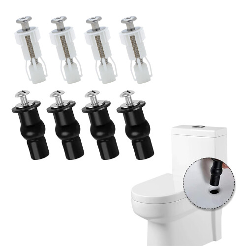 Toilet Seat Hinges Screws Lid Top Fixing Hinge Replacement Nut 1