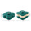 Double-Layer Rotating Fruit Bowl Wedding Snack-Serving Tray-B 3