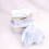 3 Pcs Heart Shaped Gift Box Marble Candy Packing for Case-White 7