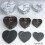 3 Pcs Heart Shaped Gift Box Marble Candy Packing for Case-White 4