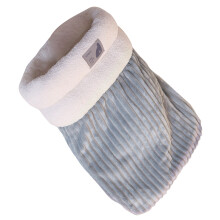 Sac d'hiver pour chien et chiot, poche de sommeil, doublure-Gris