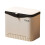 Quality Plastic Rubbish Bin With Simple Feet Wheel-White A 1