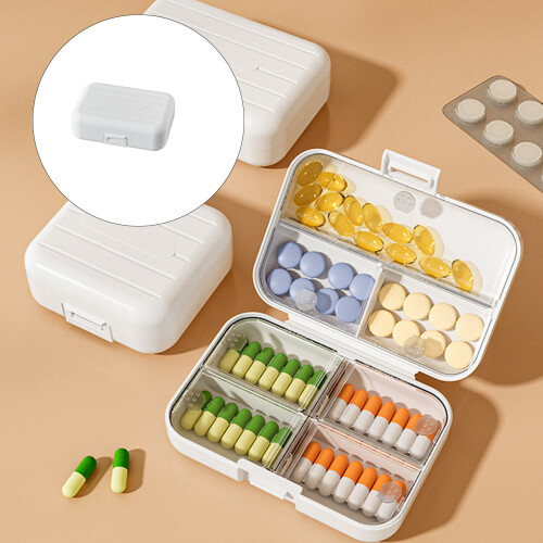 Weekly Medication Organizers Convenient Design 7-Pink L 1