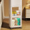Stylish Trash Can Waste Bucket Kitchen Dustbin Suitable-Grey A 3