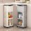 Stylish Trash Can Waste Bucket Kitchen Dustbin Suitable-Grey A 7