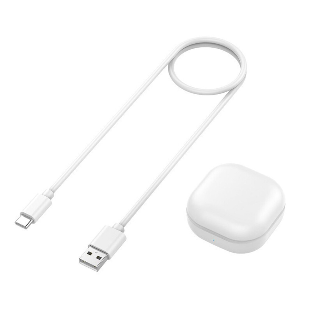 Portable Headphone Storage Box Abs Plastic Charging Compartment With Overvoltage Protection White 9067246112301