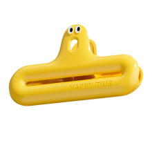 Clip de scellage pour sac de collations, pince de scellage-Jaune