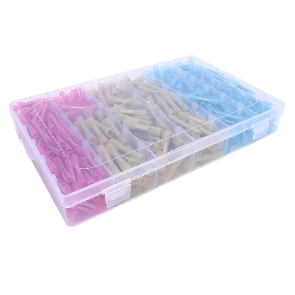 540Pcs Heat Shrink Wire Connectors Kit Waterproof Nylon Insulated Terminals 4631364402139