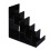 Étagère de rangement de portefeuille-5 couches noires 1