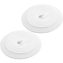 Haarstopper für Abfluss, weiß - Ideal für Küche und Wäsche, mit starker Saugkraft