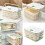 Boîte d'organisation de boulettes de-Une couche de blanc 2