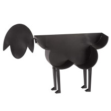 Toilettenpapierrollenhalter, freistehend, aus Metall, rutschfester Boden für sauberes Abreißen, geeignet für Katzen, Hunde und Schafe, Kapazität