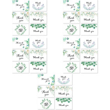 Luxe bedankkaartjes met enveloppen, zakelijke bedankbriefjes in diverse designs voor bruiloften, babyshowers, afstuderen, gepersonaliseerde briefjes
