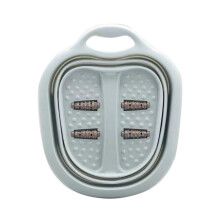 Luxuriöse Fußoase, langlebiges Fußbadebecken mit Massagerollen für ein himmlisches Fuß-Spa-Erlebnis