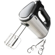 Batteur électrique - DOMO - DO9258M - 800 W - 5 vitesses + Turbo - Noir / Acier