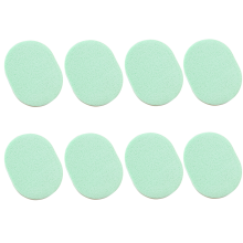 Éponges exfoliantes pour le visage, outils de démaquillage professionnels pour un usage quotidien, formes ovales colorées favorisant le