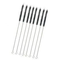 Flexible Stroh-Reinigungsbürsten. Strohbürste-Schwarzes 8er-Pack