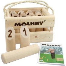 Gioco di birilli Mölkky - TACTIC - Versione Luxe - Legno massiccio - Misto - A partire da 7 anni