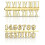 Unique Clock Making Accessories with Roman and Arabic-Set 2 1