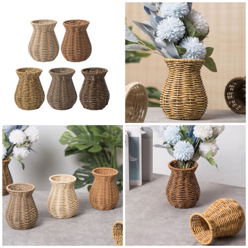 Classical Rattan Vase Decorative Table Vase for Creative-370C 2