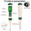 PH Meter Professional  Accuracy Sensor Temperature Sensor Acidity Tester For Brewing Cheese Meat Canning Dough Soil 4