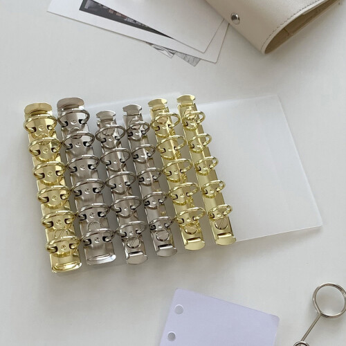 Heavy Duty Side Insert Binding Clip For Journal-Silver M5 2cm 2