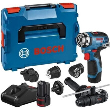 Perceuse-visseuse Bosch Professional GSR 12V-35 FC + 2 Batterien 3,0 Ah 12V + Ladegerät GAL 12V-40 - Drehmoment 35 Nm - 06019H3008