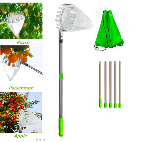 Orchard Tool Fruit Pickers Retractable Poles Ergonomic-2 meters 2