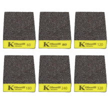 6Pcs Sanding Sponge Block Multiple Grit 60 to 320 Sanding Sponge