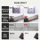6Pcs Sanding Sponge Block Multiple Grit 60 to 320 Sanding Sponge 5
