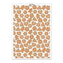 Snowman Water Transfer Paper Christmas Transfer Paper-YH7079