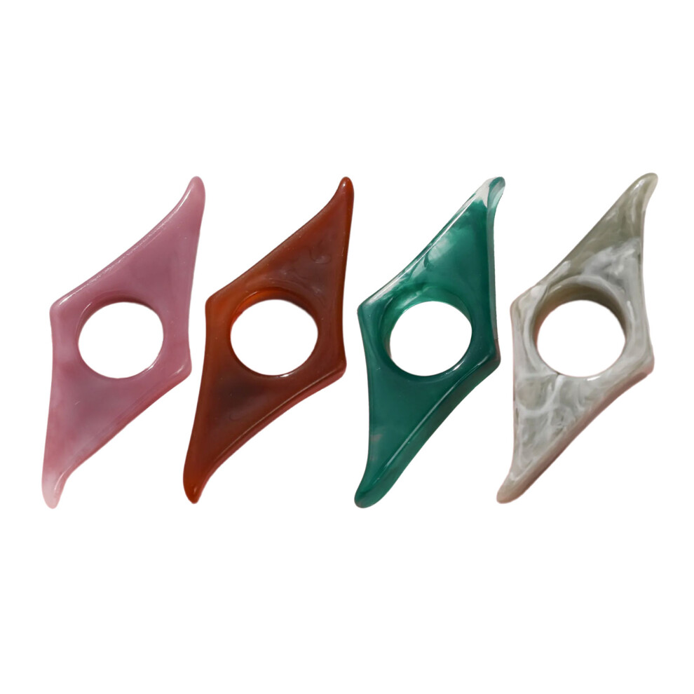 4Pcs Thumb Book Page Holder Resin Book Page Holder-1234 Light 7754000668809