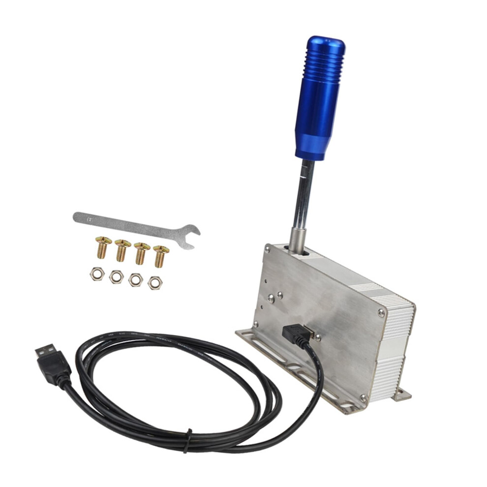 Usb Racing Shifter Precision Ergonomic Design Sequential Shifter For Pc Simulators Blue 9067246112530