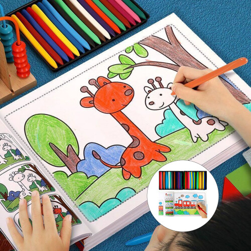 Creative Learning Coloring Book For Ages 3+ Featuring Thick-1 1