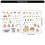 4 Theme 3D Sticker Collection For Childrens-Tree Cat Cake 4